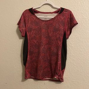 Pink and Black Vogo Athletica Active Dryfit T-Shirt. Size L.